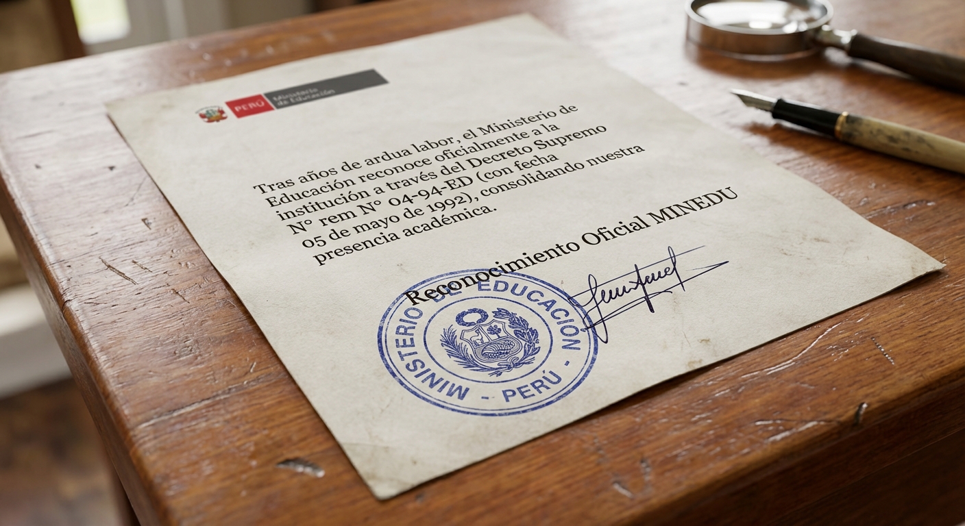 Reconocimiento Oficial MINEDU